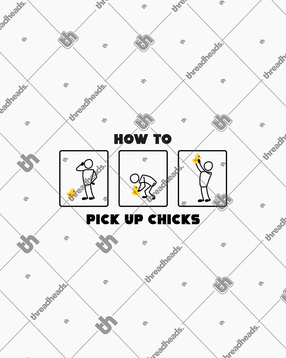 How to Pick Up Chicks T-Shirt Australia Online #colour_white