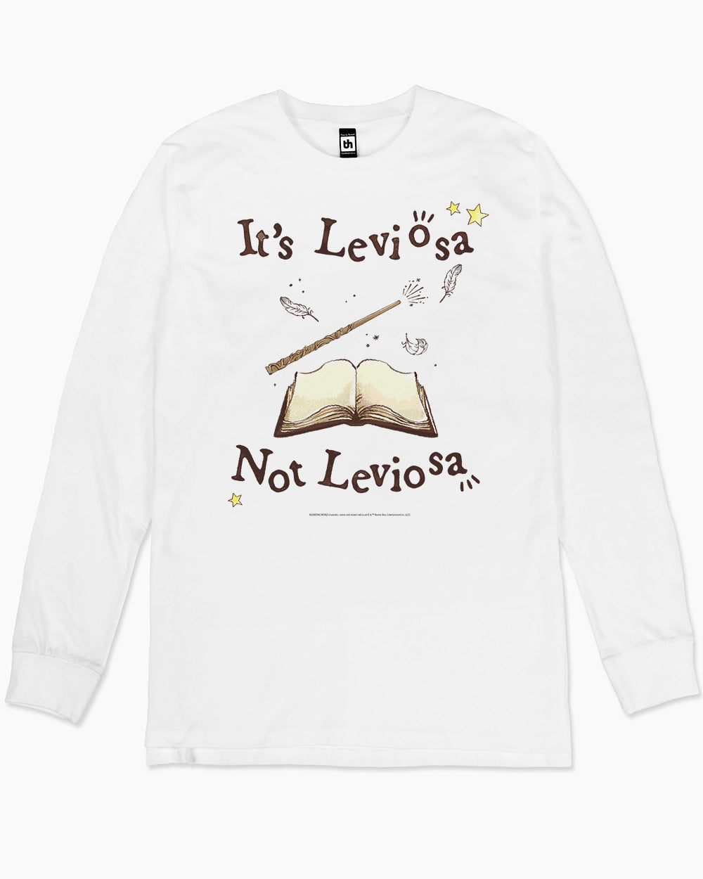 It's Leviosa not Leviosa Long Sleeve Australia Online #colour_white