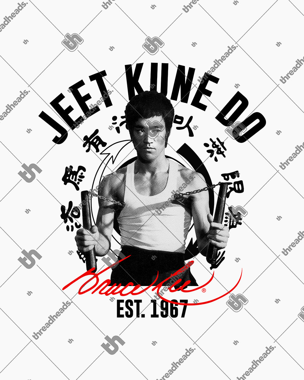 Jeet Kune Do T-Shirt Australia Online #colour_white