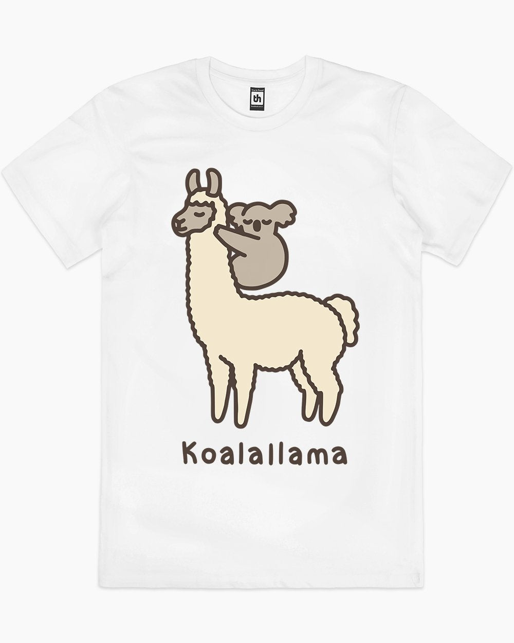 Koalallama T-Shirt Australia Online #colour_white
