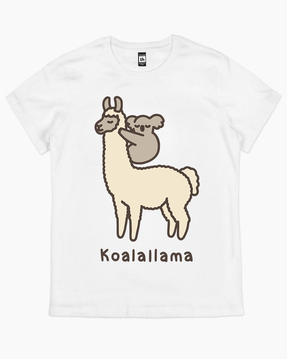 Koalallama T-Shirt Australia Online #colour_white