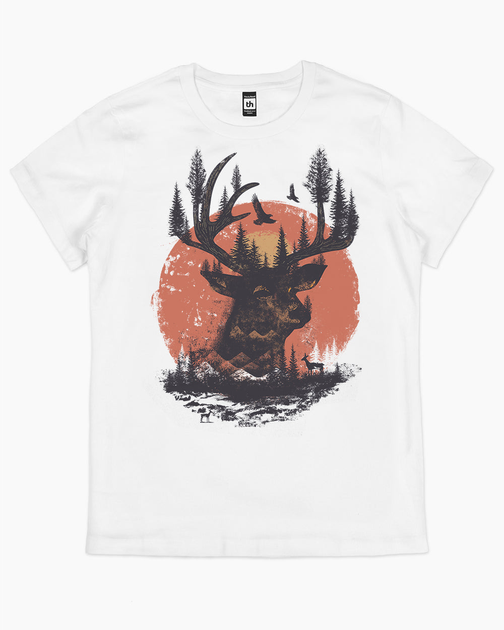 Look Deep Into Nature T-Shirt Australia Online #colour_white