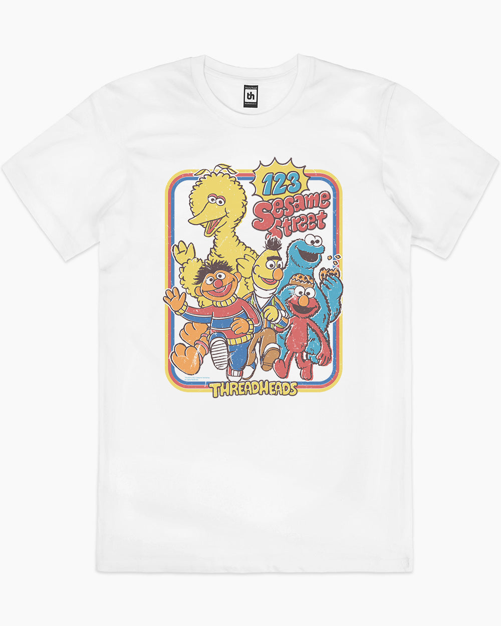 123 Sesame St T-Shirt Australia Online #colour_white