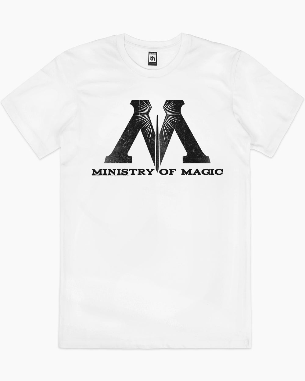 Ministry of Magic Logo T-Shirt Australia Online #colour_white