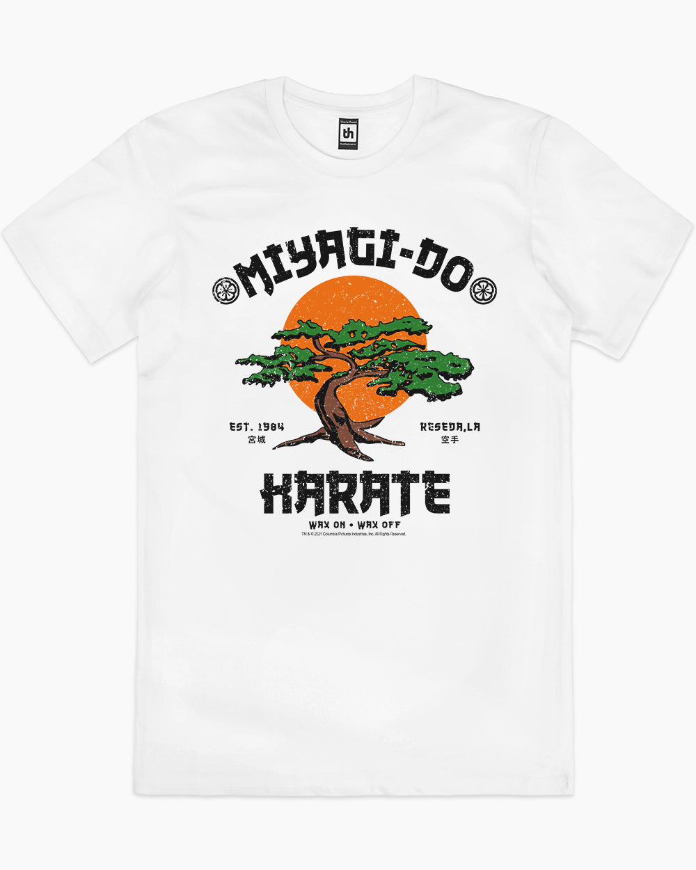 Miyagi-Do Karate T-Shirt Australia Online #colour_white