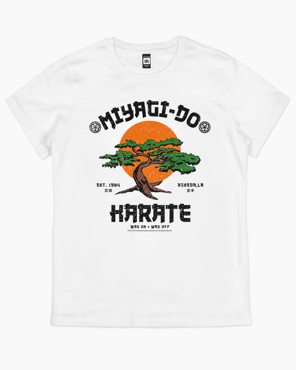 Miyagi-Do Karate T-Shirt Australia Online #colour_white