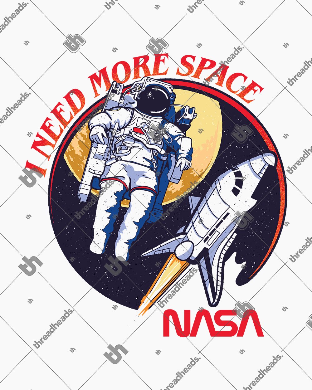 NASA I Need More Space Sweater Australia Online #colour_white