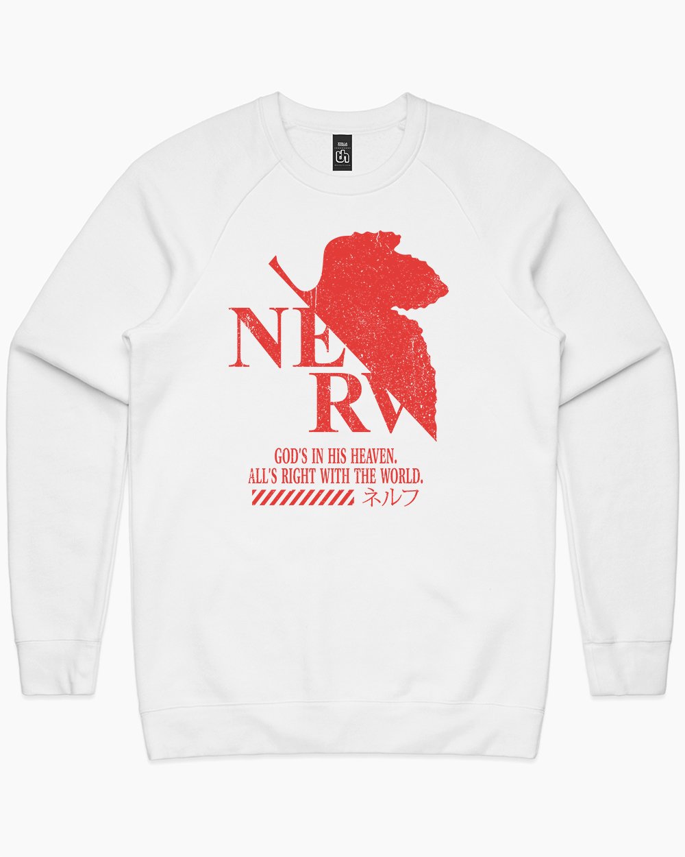 NERV Sweater Australia Online #colour_white