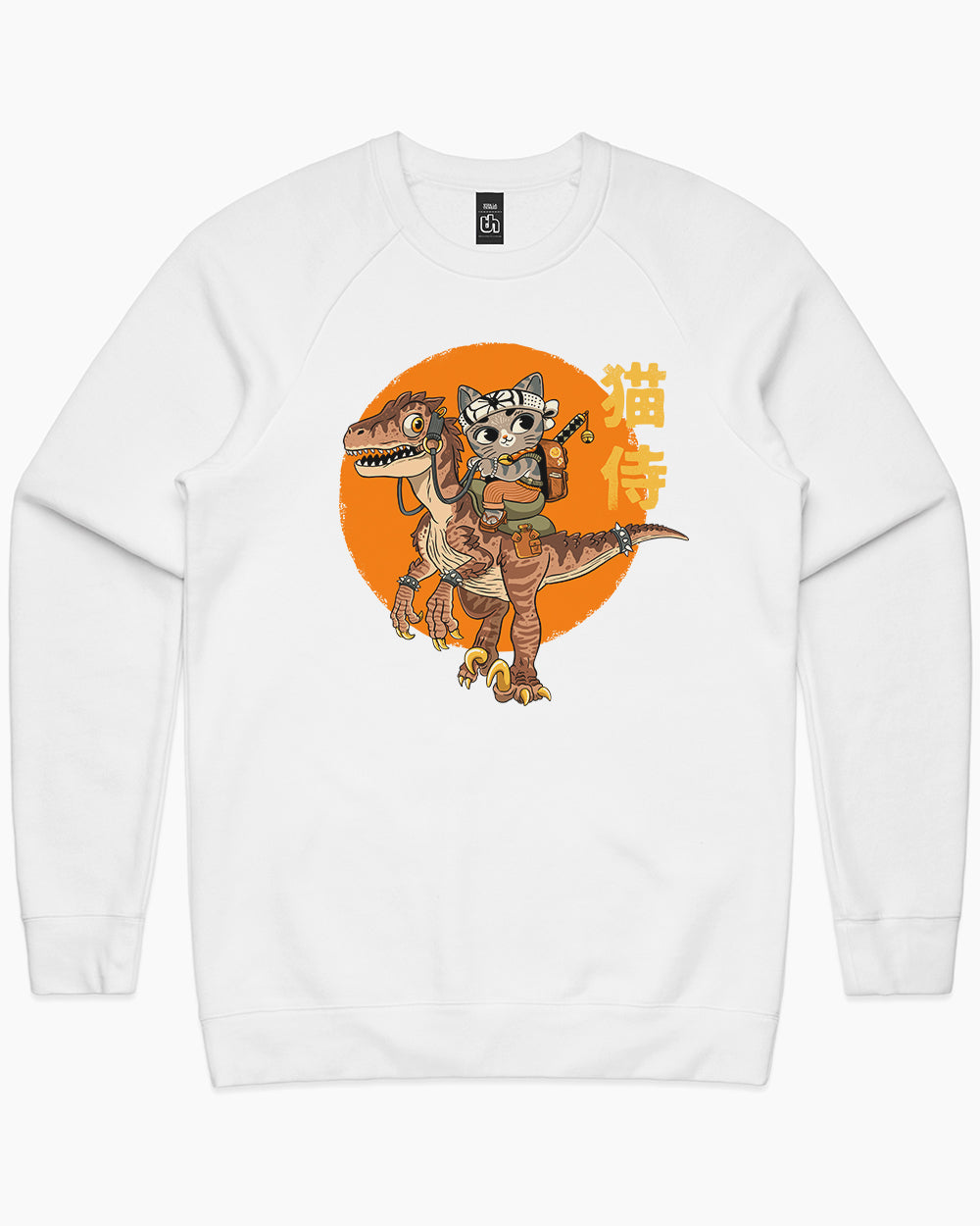 Raptor Samurai Rider Sweater Australia Online #colour_white