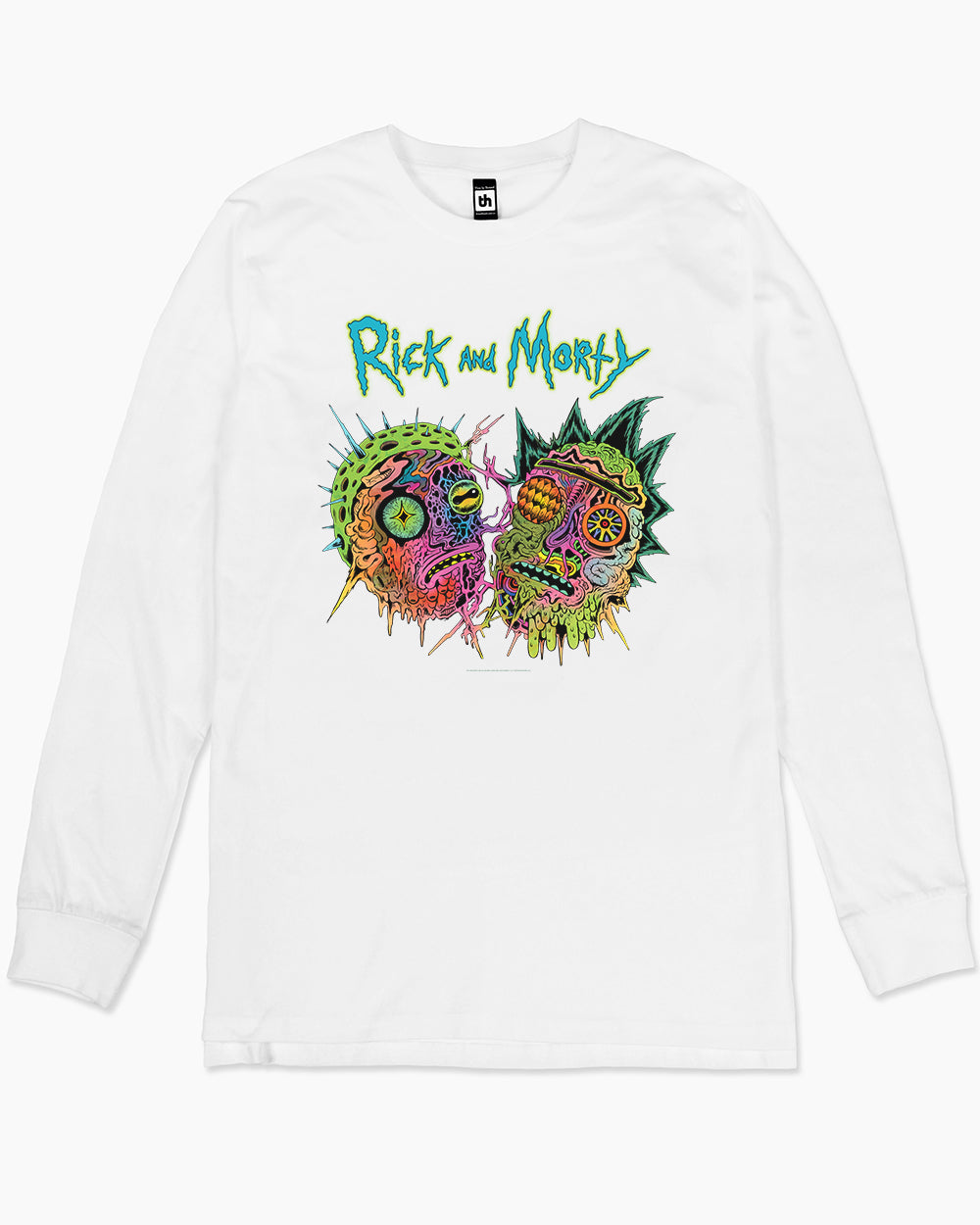 Rick and Morty Psychedelia Long Sleeve Australia Online #colour_white