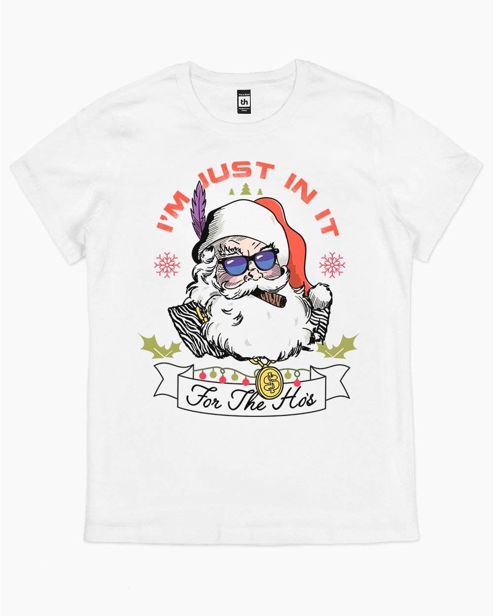 In It for the Ho's T-Shirt Australia Online #colour_white
