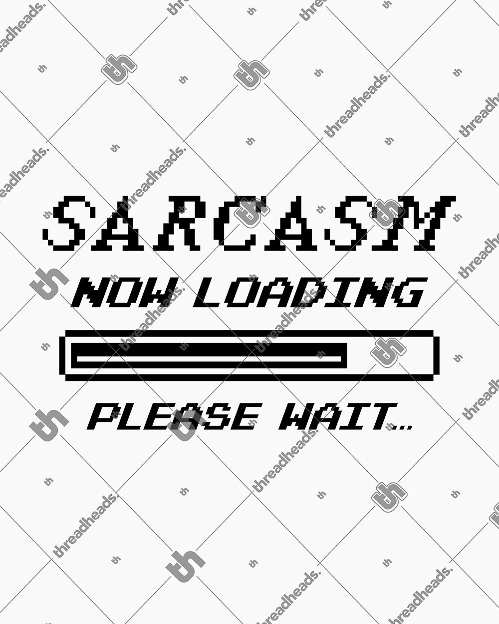 Sarcasm Loading Long Sleeve Australia Online #colour_white