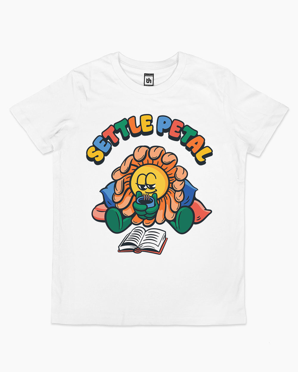 Settle Petal Kids T-Shirt Australia Online #colour_white