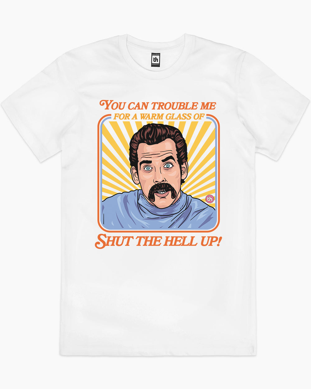 Shut the Hell Up T-Shirt Australia Online #colour_white