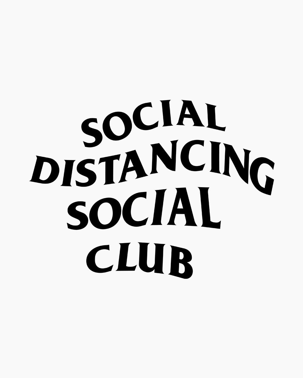 Social Distancing Social Club T-Shirt Australia Online #colour_white