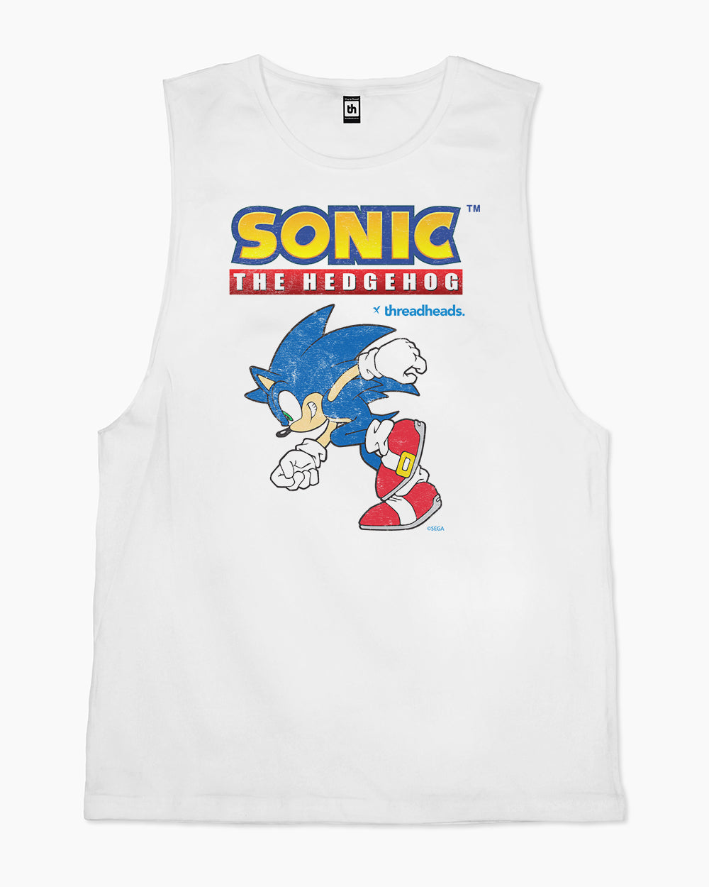 Sonic Always on the Run Tank Australia Online #colour_white