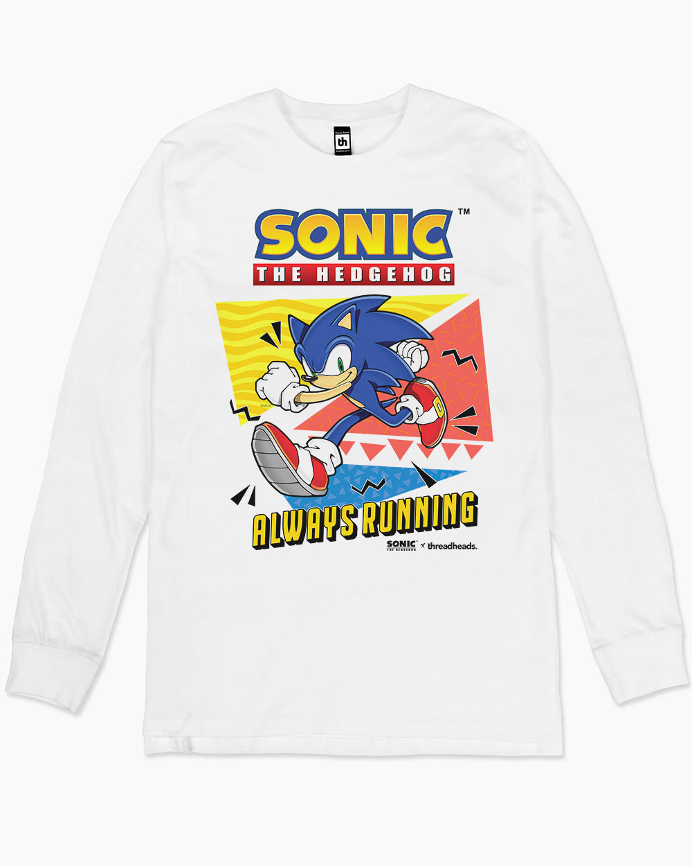 Sonic Always Running Long Sleeve Australia Online #colour_white
