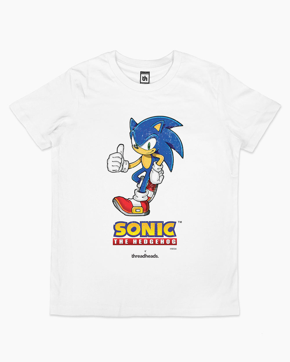 Sonic the Hedgehog Kids T-Shirt Australia Online #colour_white