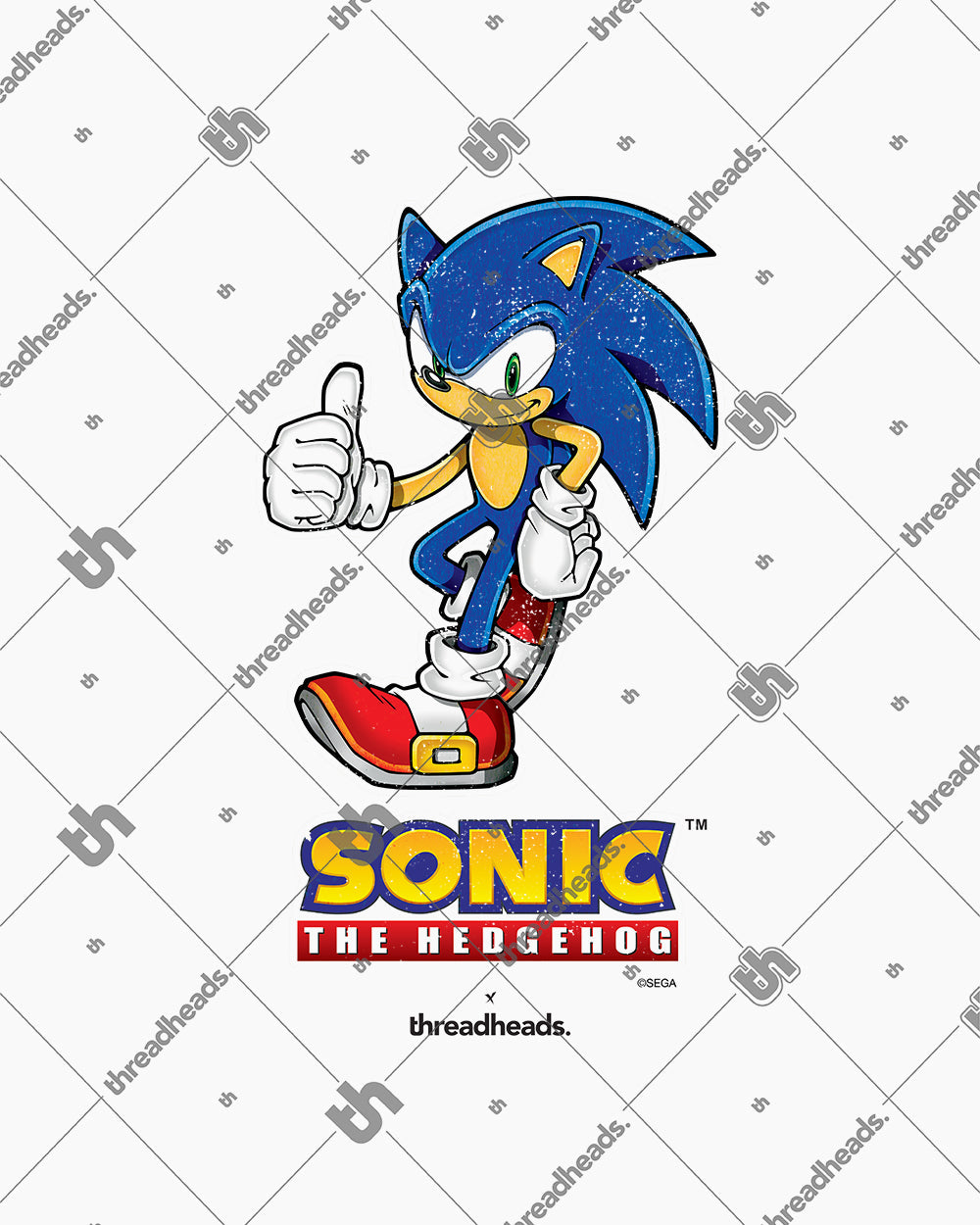 Sonic the Hedgehog T-Shirt Australia Online #colour_white