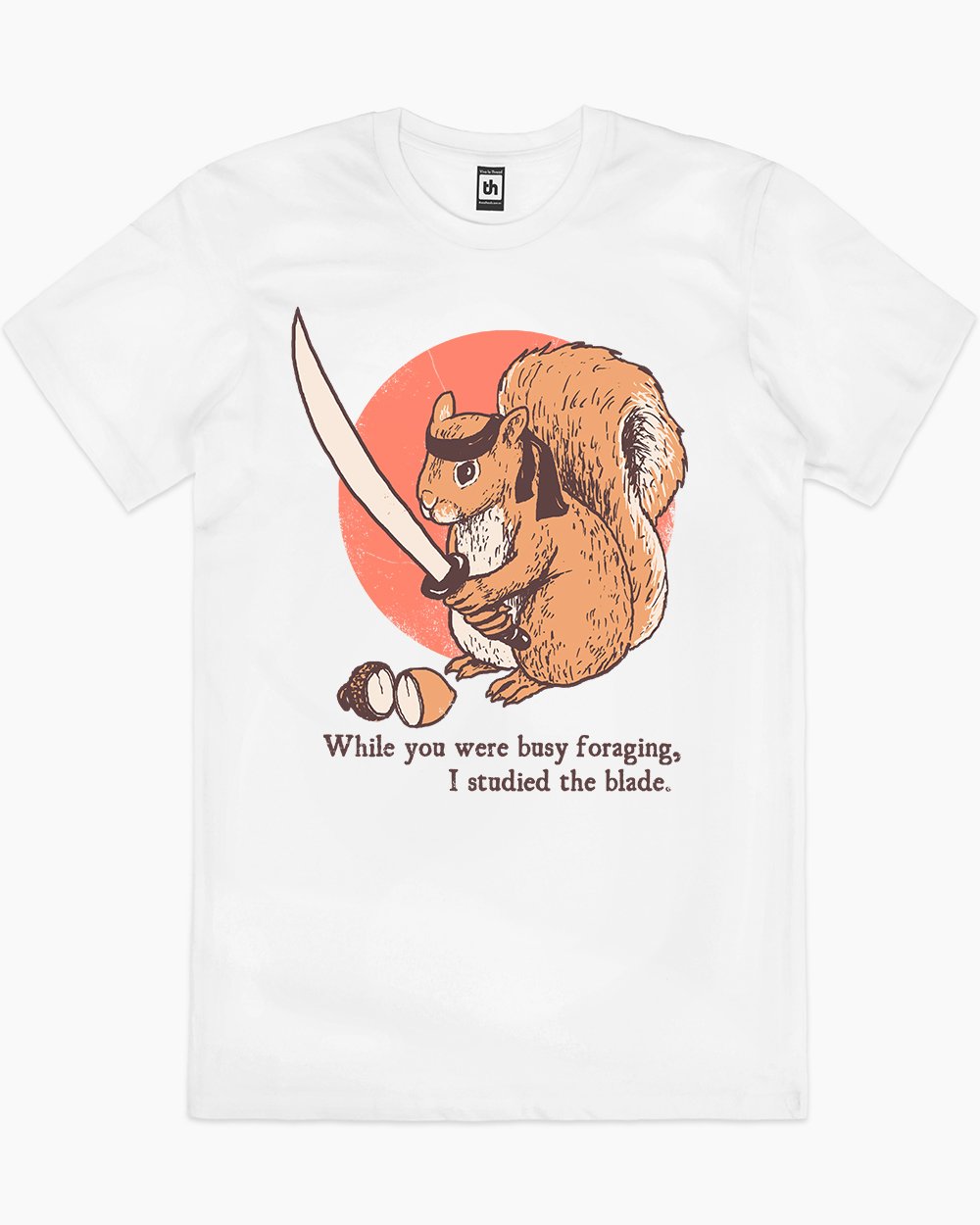 Squirrel Blade T-Shirt Australia Online #colour_white