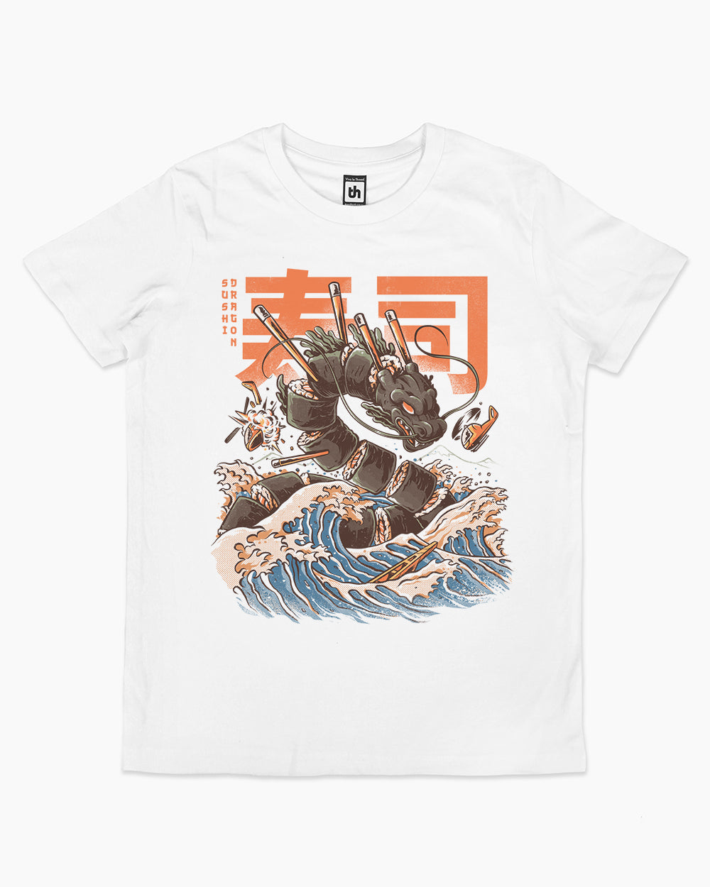 Sushi Dragon Kids T-Shirt | Japan Aesthetic Kids T-Shirt Australia