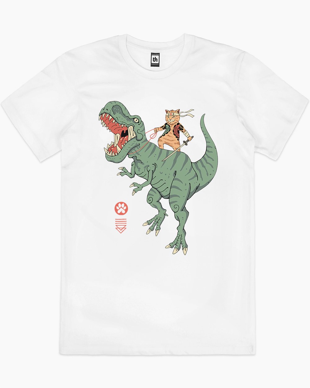 T-Rex Catana T-Shirt Australia Online #colour_white
