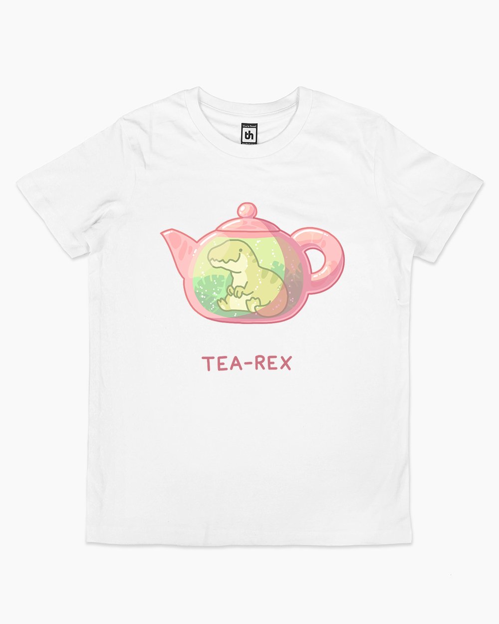 Tea Rex Cute Kids T-Shirt Australia Online #colour_white