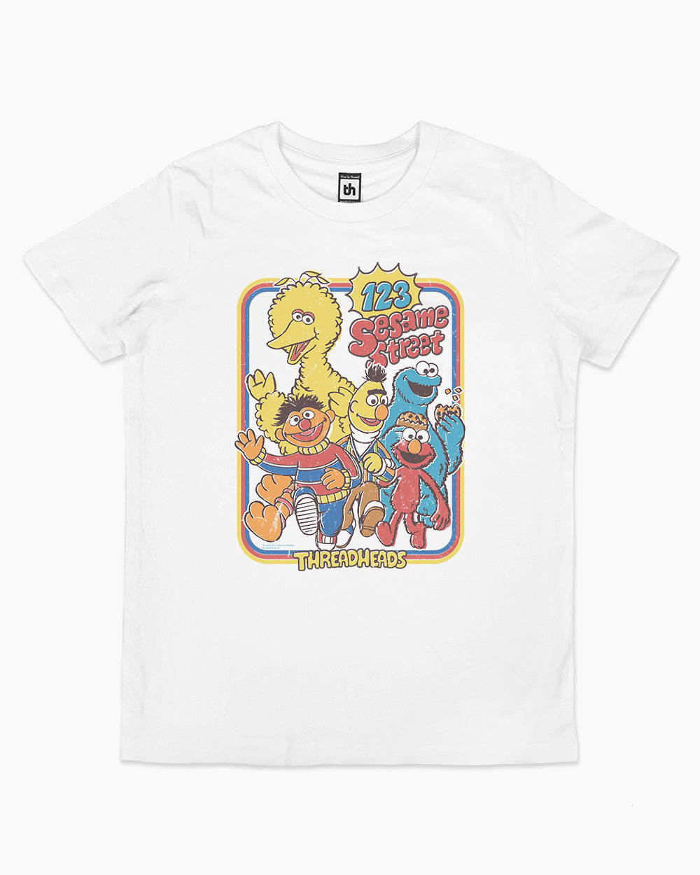 123 Sesame St Kids T-Shirt Australia Online #colour_white