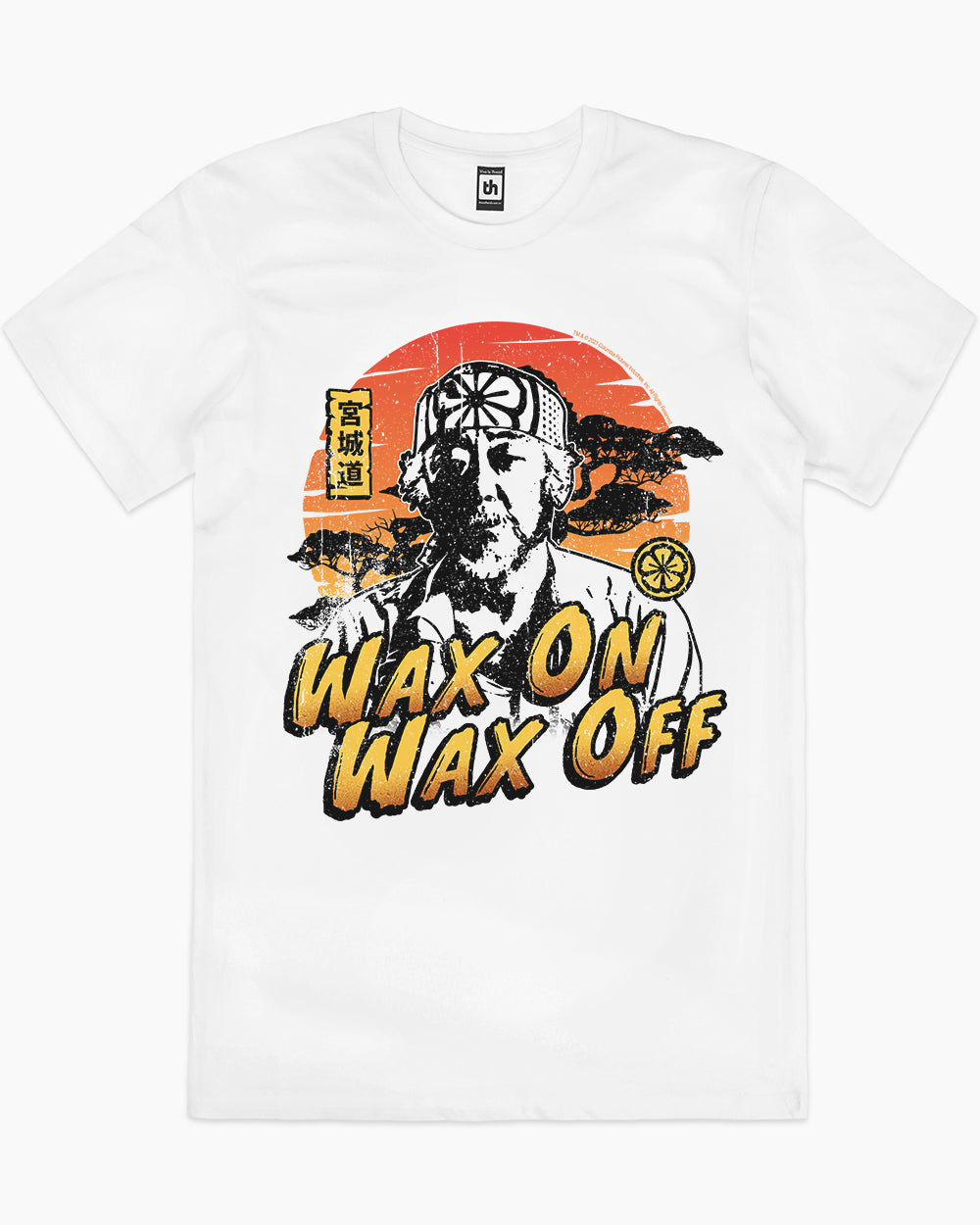 Wax On Wax Off T-Shirt Australia Online #colour_white