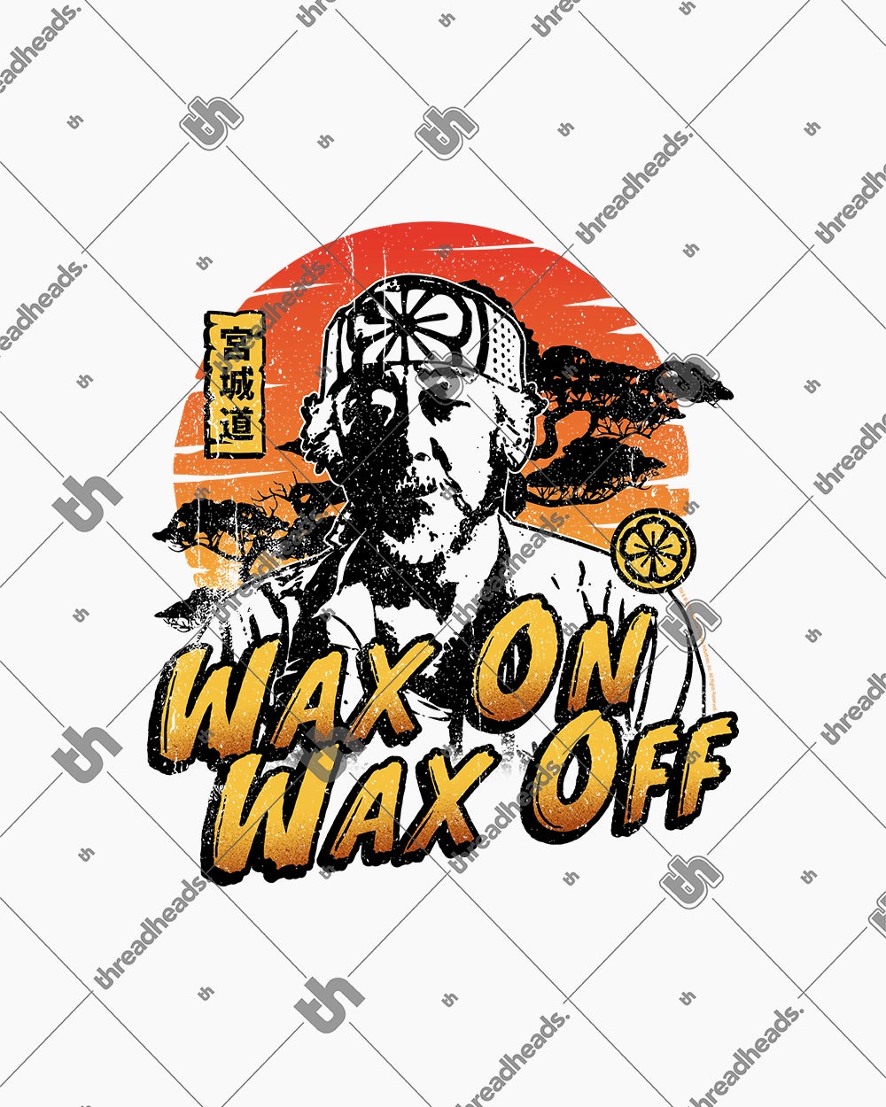Wax On Wax Off T-Shirt Australia Online #colour_white