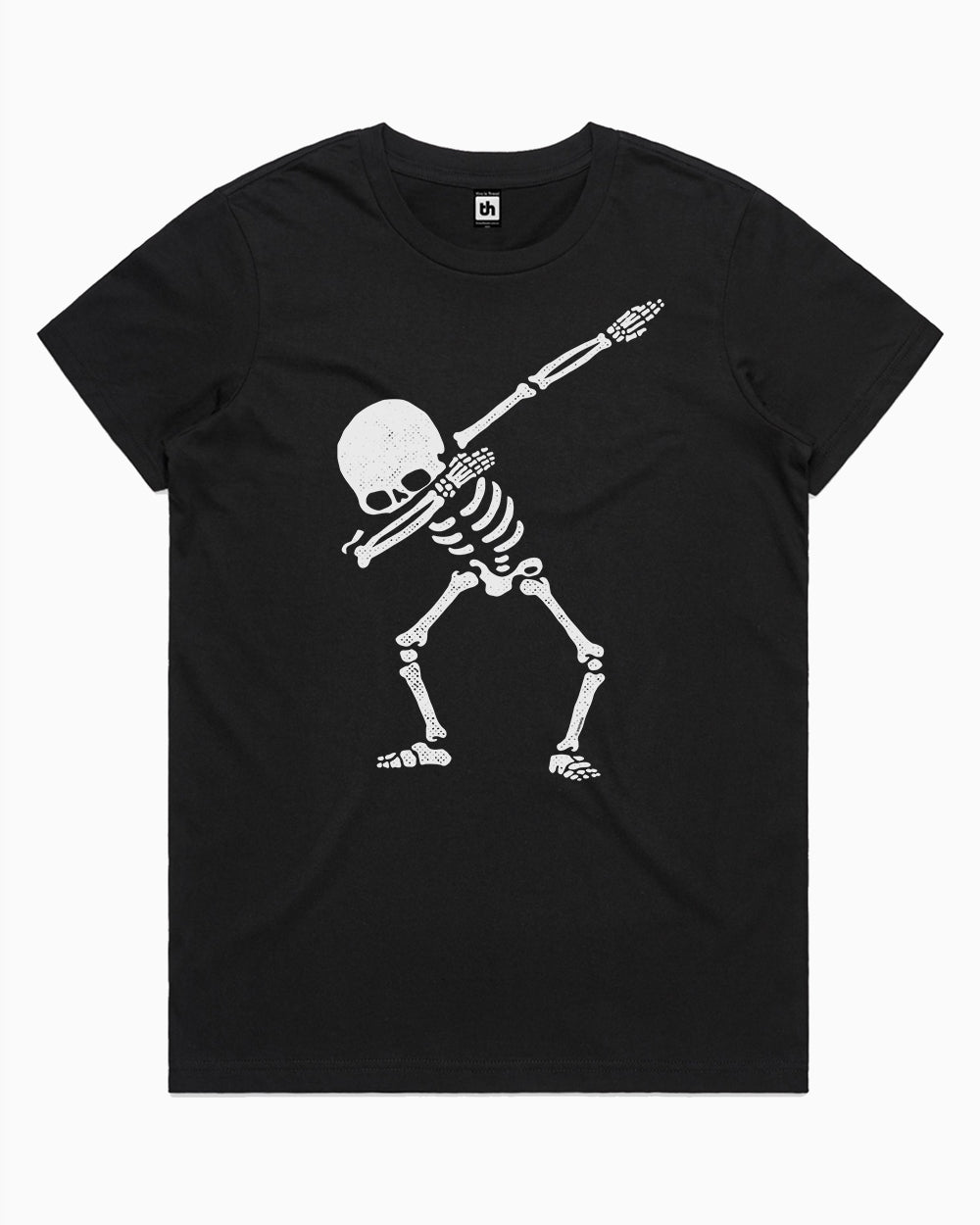 Dabbing Skeleton T-Shirt Australia Online #colour_black