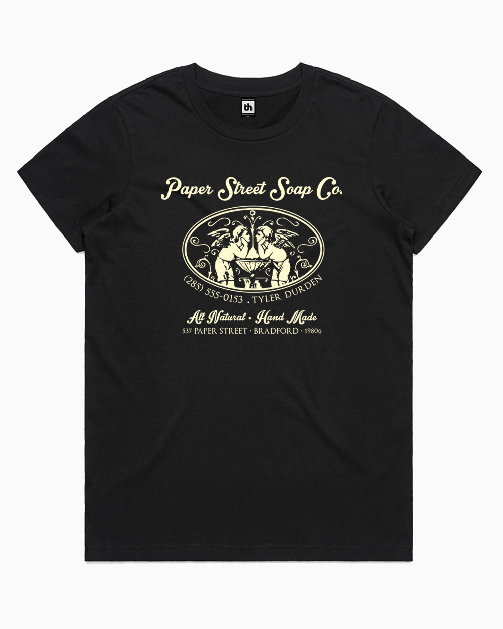 Paper Street Soap Co. Fight Club T-Shirt Australia Online #colour_black