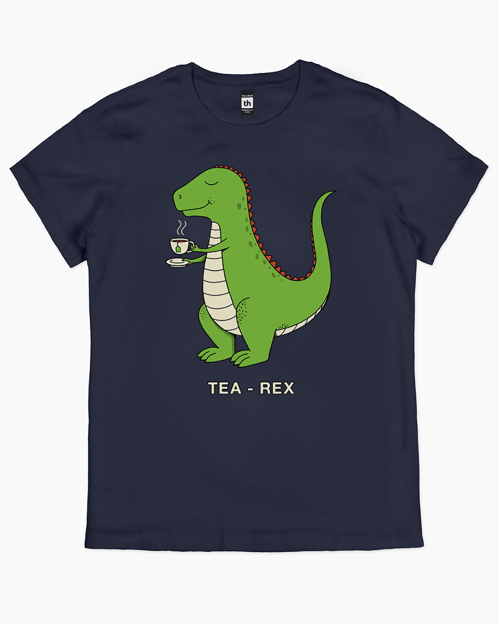 Dinosaur Tea Rex T-Shirt Australia Online #colour_navy