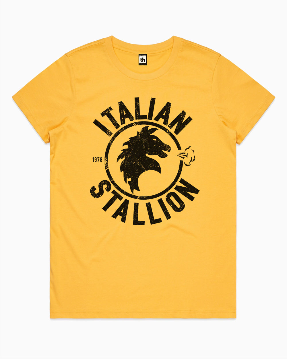 Italian Stallion Rocky T-Shirt Australia Online #colour_yellow