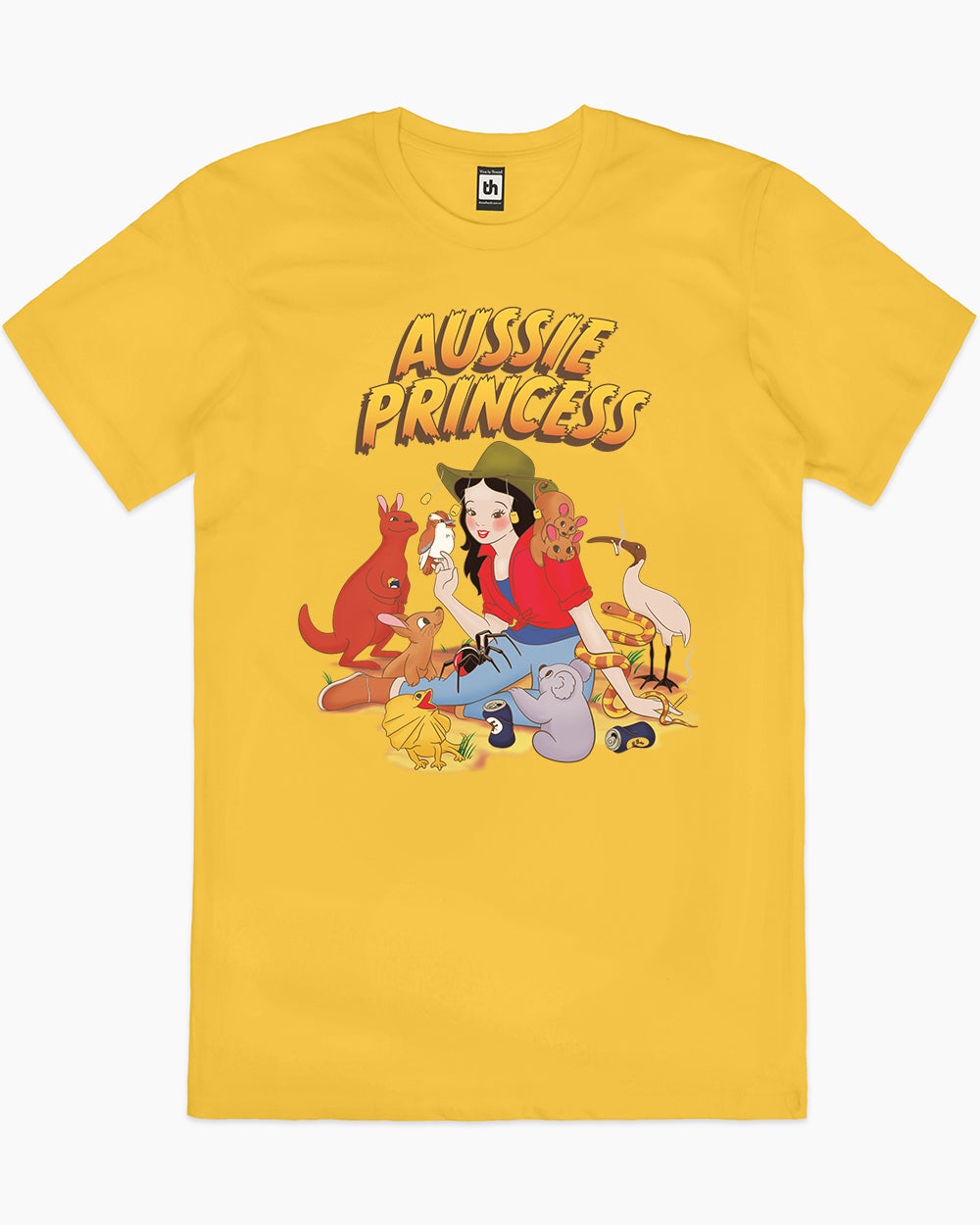 Aussie Princess T-Shirt Australia Online #colour_yellow