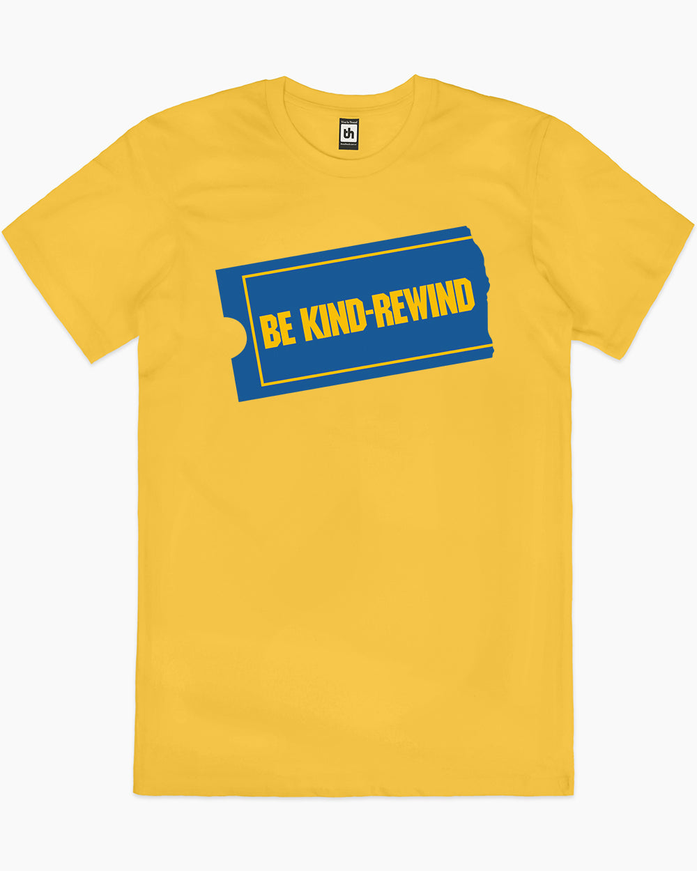 Be Kind - Rewind T-Shirt Australia Online #colour_yellow