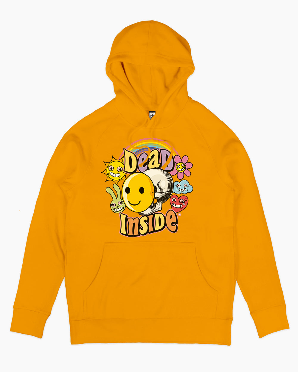 Dead Inside Hoodie Australia Online #colour_yellow