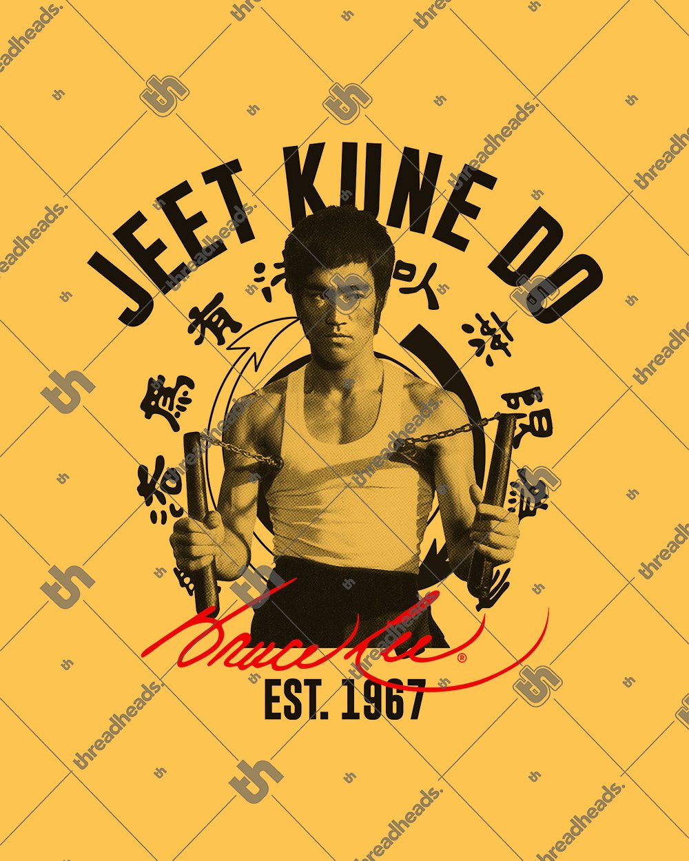 Jeet Kune Do T-Shirt Australia Online #colour_yellow