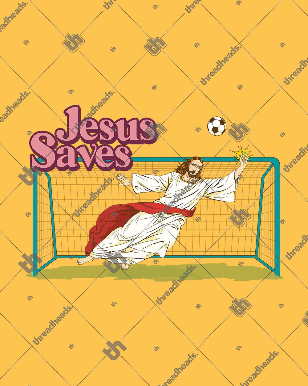 Jesus Saves T-Shirt Australia Online #colour_yellow