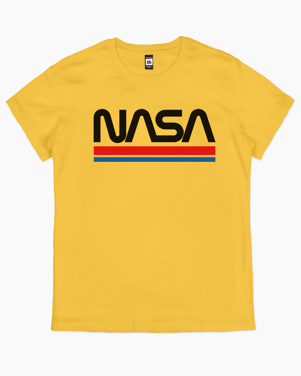 NASA Stripes T-Shirt Australia Online #colour_yellow
