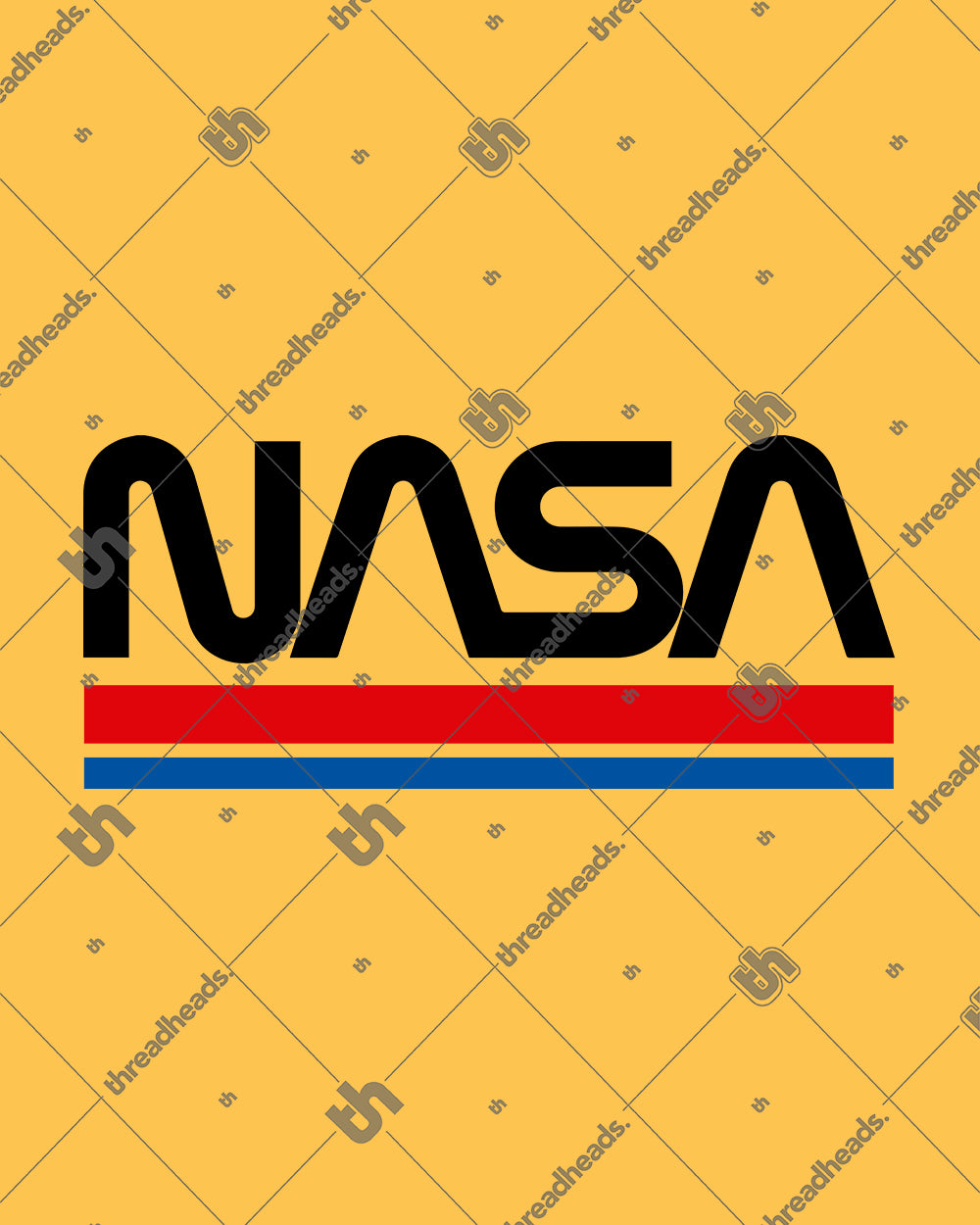 NASA Stripes T-Shirt Australia Online #colour_yellow