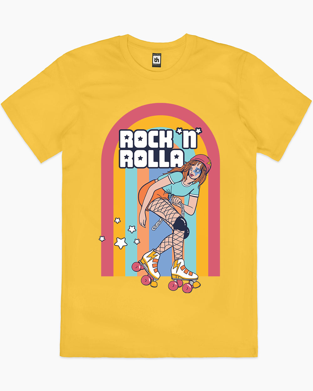 Rock N Rolla T-Shirt Australia Online #colour_yellow
