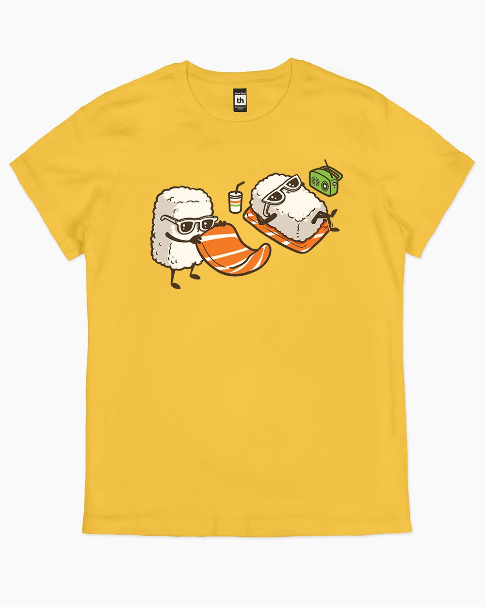 Summer Sushi T-Shirt Australia Online #colour_yellow
